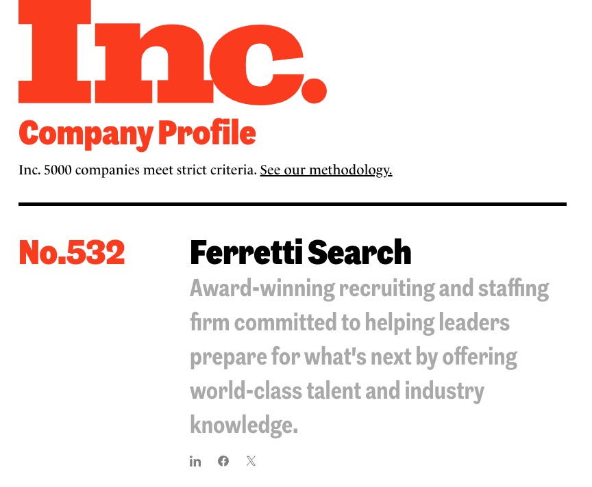 Inc. 5000 preview of profile